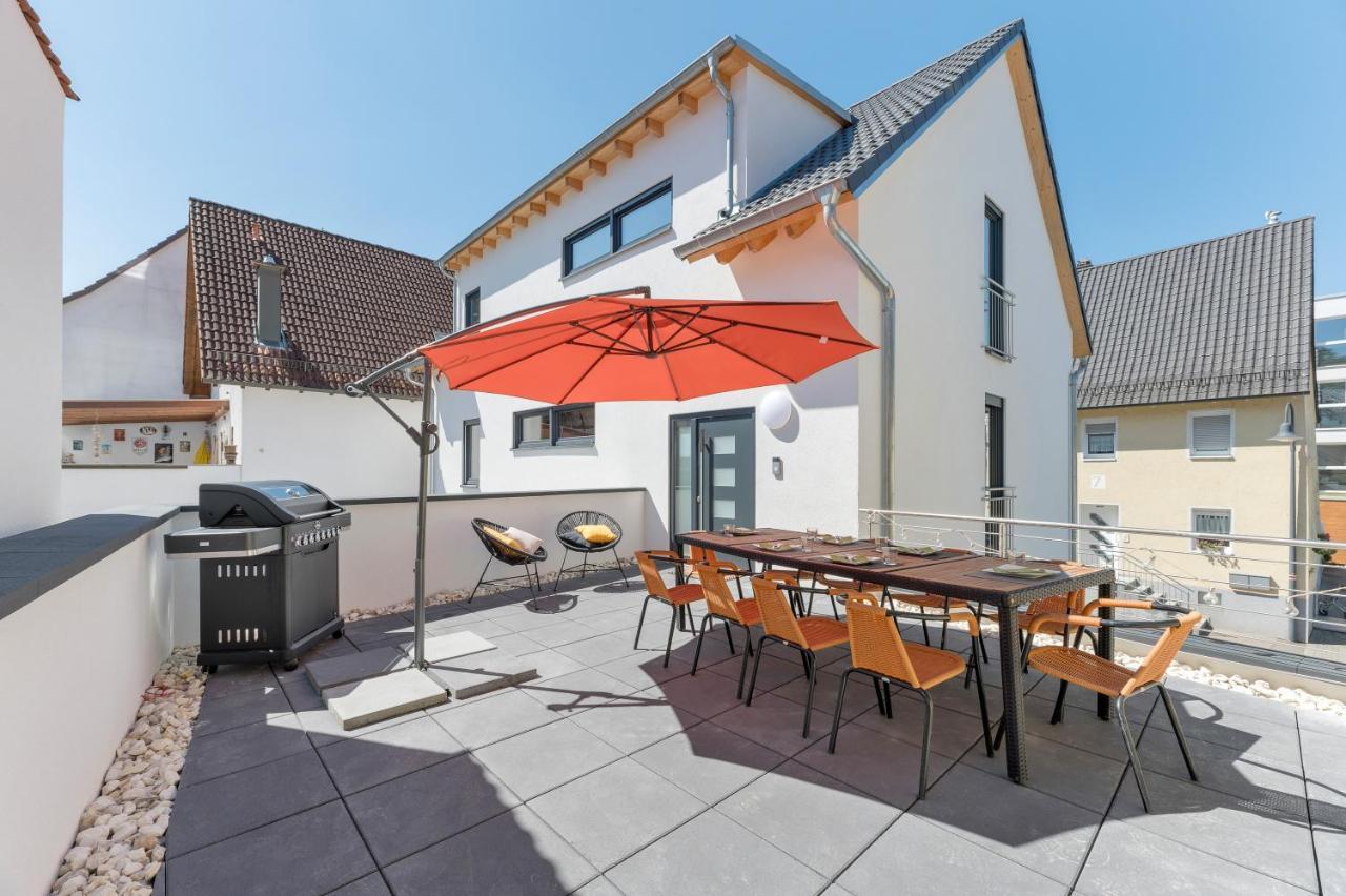 Golden Home With Barbecue, Yoga, Football Table Зинсхайм Экстерьер фото