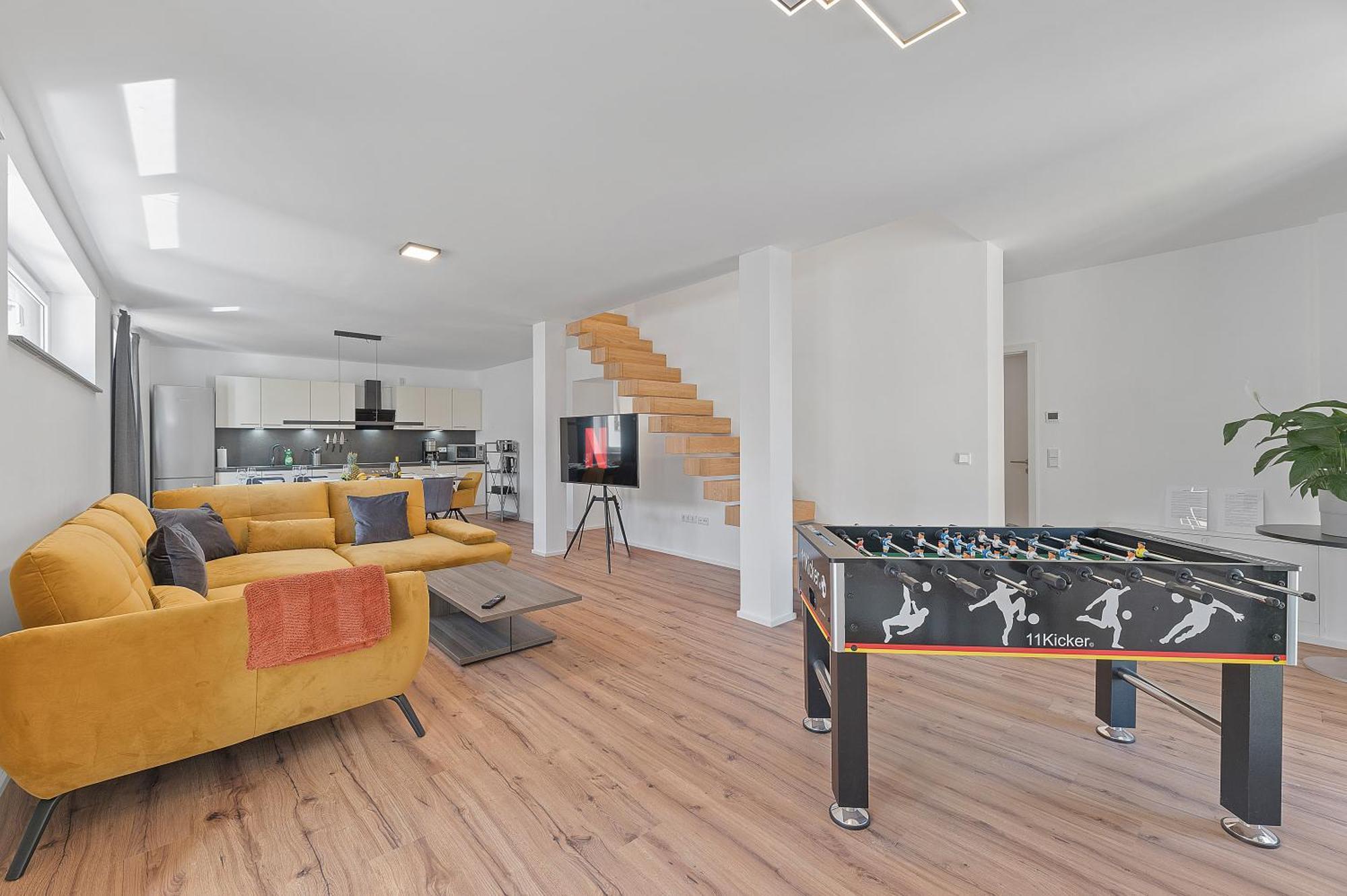 Golden Home With Barbecue, Yoga, Football Table Зинсхайм Экстерьер фото